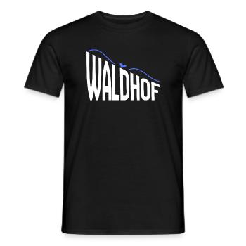 Waldhof - Männer T-Shirt - Schwarz - Vorne - AI Model Male 178 light (178cm)