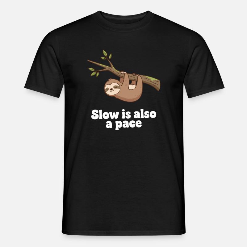 Slow is also a pace - Men’s T-shirt - black