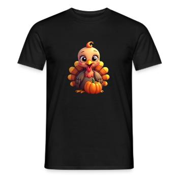 Thanksgiving Truthahn Baby - Männer T-Shirt - Schwarz - Vorne - AI Model Male 178 light (178cm)