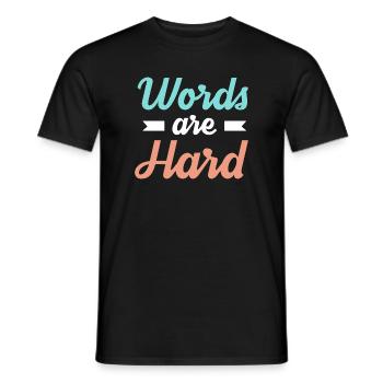 Speech therapist Speech therapist - Men's T-Shirt - black - Front - AI Model Male 178 light (178cm)