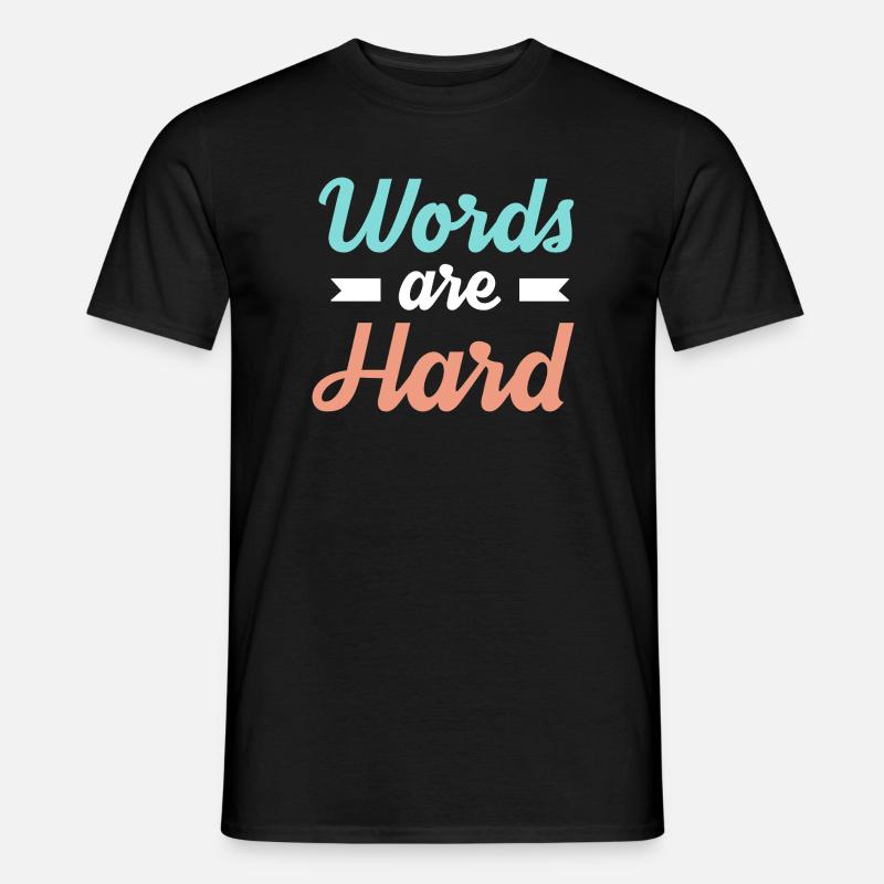 Logopäde Logopädie Sprachtherapeut - Männer T-Shirt - Schwarz