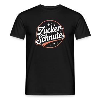 Museau sucré Dent sucrée Chocolat Sucre Museau - T-shirt homme - noir - Devant - AI Model Male 178 light (178cm)