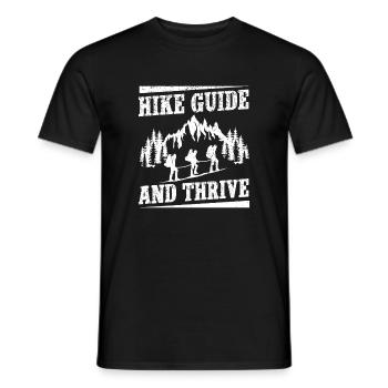 Guide de randonnée scout scout et scout Thrive Scout - T-shirt homme - noir - Devant - AI Model Male 178 light (178cm)