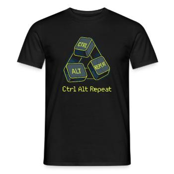 Fondateur de startup Survivant à l’épuisement professionnel : se rétablit - T-shirt homme - noir - Devant - AI Model Male 178 light (178cm)