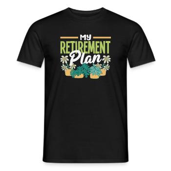 Garden & Plant Lovers Gifts - Men's T-Shirt - black - Front - AI Model Male 178 light (178cm)