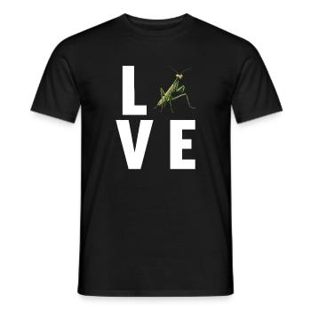 Gottesanbeterinnen Gottesanbeterin - Männer T-Shirt - Schwarz - Vorne - AI Model Male 178 light (178cm)