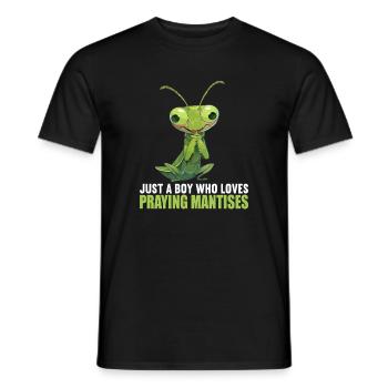 Gottesanbeterinnen Gottesanbeterin - Männer T-Shirt - Schwarz - Vorne - AI Model Male 178 light (178cm)