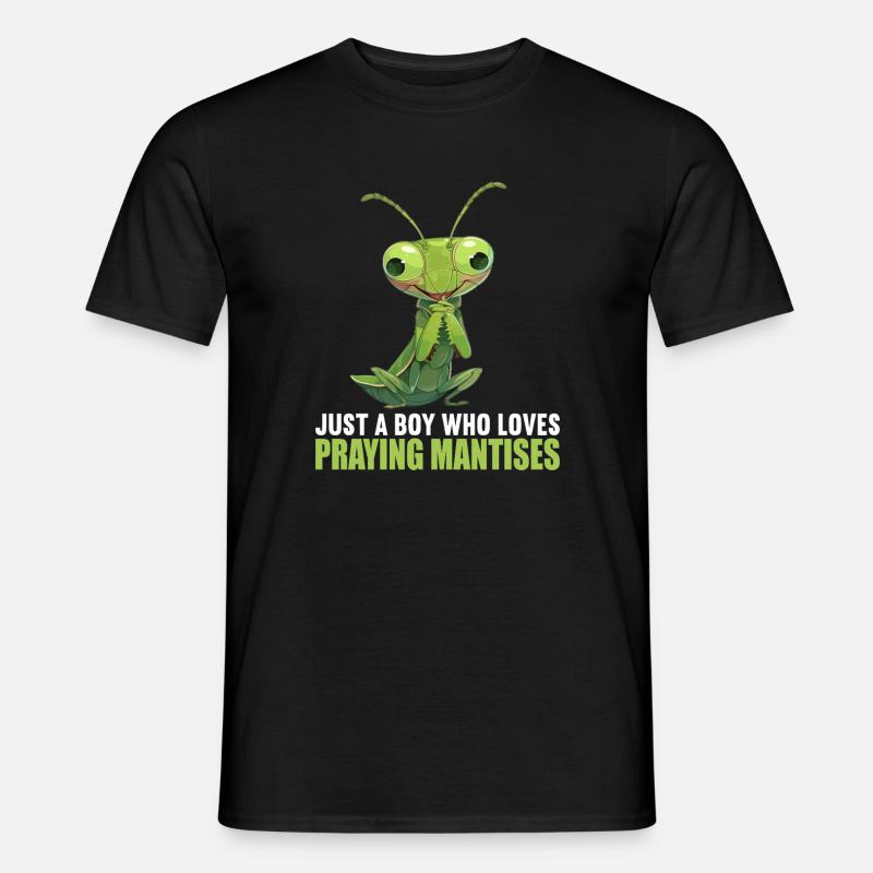 Gottesanbeterinnen Gottesanbeterin - Männer T-Shirt - Schwarz