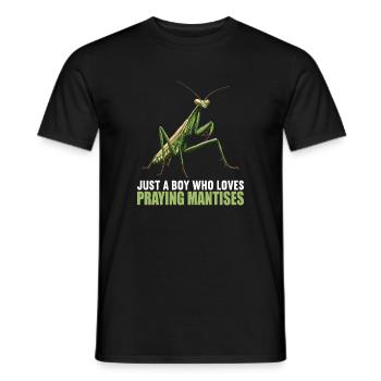 Gottesanbeterinnen Gottesanbeterin - Männer T-Shirt - Schwarz - Vorne - AI Model Male 178 light (178cm)