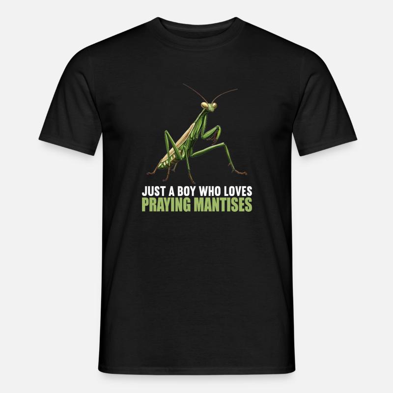 Gottesanbeterinnen Gottesanbeterin - Männer T-Shirt - Schwarz