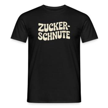 Museau sucré Dent sucrée Chocolat Sucre Museau - T-shirt homme - noir - Devant - AI Model Male 178 light (178cm)