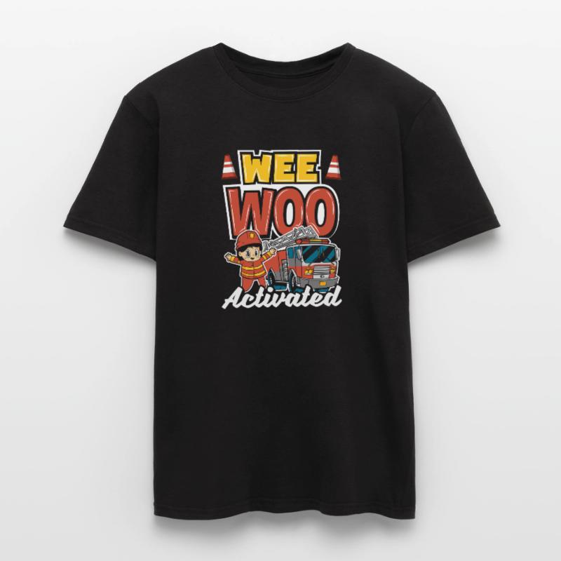 Wee Woo Squad Fire Tiny Firefighter Men's T-Shirt