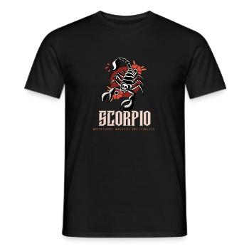 Skorpion - Männer T-Shirt - Schwarz - Vorne - AI Model Male 178 light (178cm)