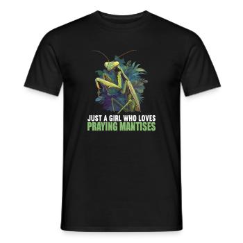 Gottesanbeterinnen Gottesanbeterin - Männer T-Shirt - Schwarz - Vorne - AI Model Male 178 light (178cm)