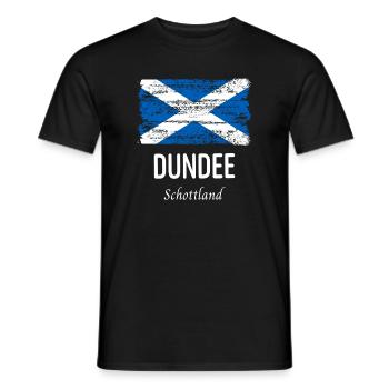 Dundee - Men's T-Shirt - black - Front - AI Model Male 178 light (178cm)