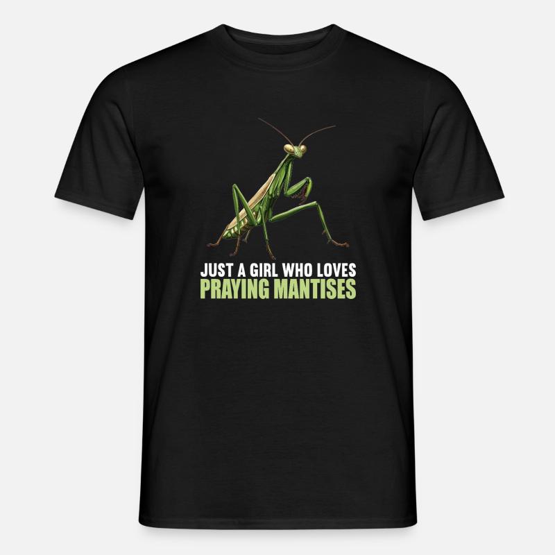 Gottesanbeterinnen Gottesanbeterin - Männer T-Shirt - Schwarz