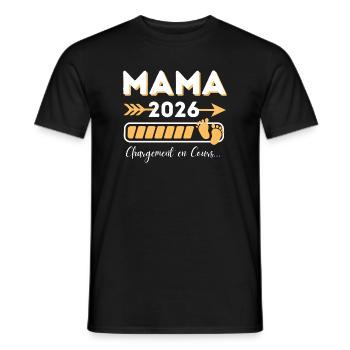 Mama 2026 Loading Modern Style - Men's T-Shirt - black - Front - AI Model Male 178 light (178cm)