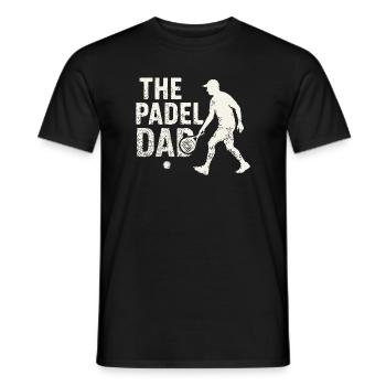 Le Père Padel - T-shirt homme - noir - Devant - AI Model Male 178 light (178cm)