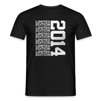 ÉDITION LIMITÉE 2014 12 ANS 12E ANNIVERSAIRE - T-shirt homme - noir - Devant - AI Model Male 178 light (178cm)