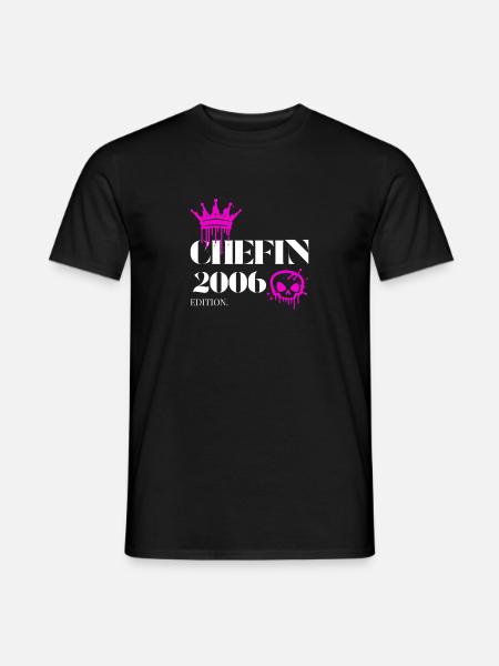 Chefin Edition 2006 19 Birthday Saying - Men's T-Shirt - black