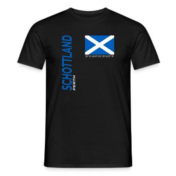 Perth - Männer T-Shirt - Schwarz - Vorne - AI Model Male 178 light (178cm)