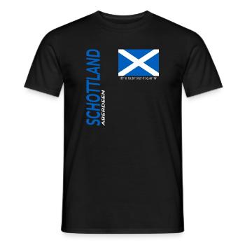 Aberdeen - Men's T-Shirt - black - Front - AI Model Male 178 light (178cm)