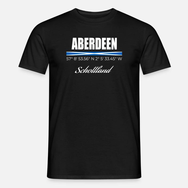 Aberdeen - Männer T-Shirt - Schwarz