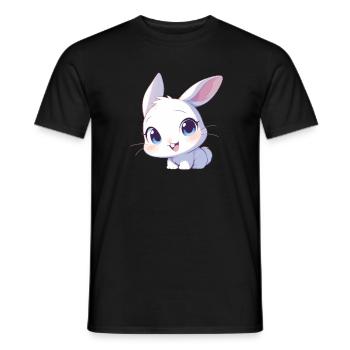 Lapin Lapin - T-shirt homme - noir - Devant - AI Model Male 178 light (178cm)