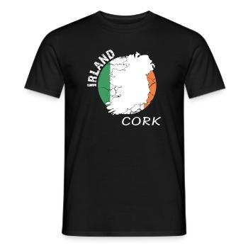 Cork - Männer T-Shirt - Schwarz - Vorne - AI Model Male 178 light (178cm)