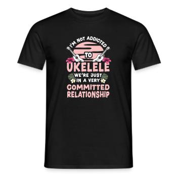 Hawaiian Ukulele Uke I'm Not - Männer T-Shirt - Schwarz - Vorne - AI Model Male 178 light (178cm)