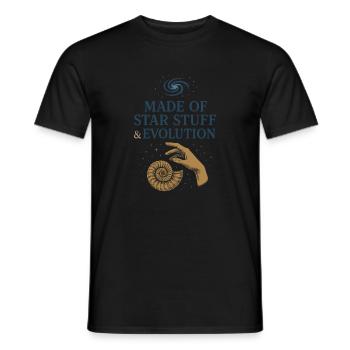 Charles Darwin Geschenk Natürliche - Männer T-Shirt - Schwarz - Vorne - AI Model Male 178 light (178cm)