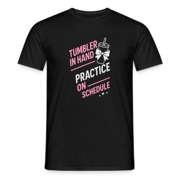 Cadeau du club de pom-pom girls - T-shirt homme - noir - Devant - AI Model Male 178 light (178cm)