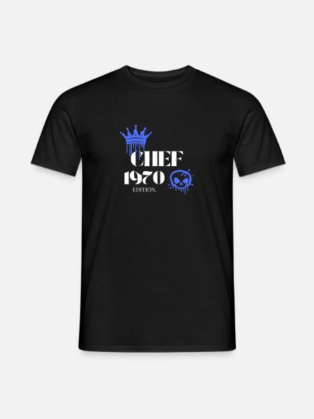Édition Chef 1970 55e anniversaire Déclaration - T-shirt homme - noir
