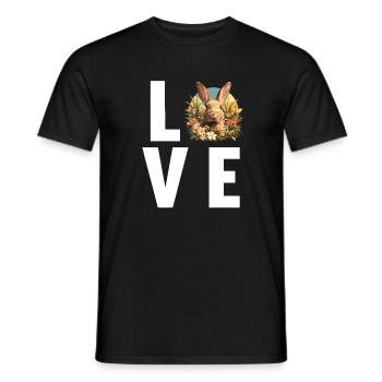 Lapin Lapin - T-shirt homme - noir - Devant - AI Model Male 178 light (178cm)