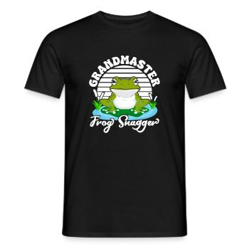 Frog Catcher Grandmaster Frog Snagger Frog - Männer T-Shirt - Schwarz - Vorne - AI Model Male 178 light (178cm)