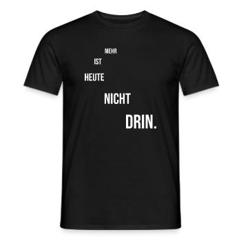 Dicton motivant - T-shirt homme - noir - Devant - AI Model Male 178 light (178cm)