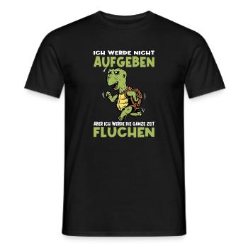Joggen Geschenk Jogger Laufsport Sport Fitness - Männer T-Shirt - Schwarz - Vorne - AI Model Male 178 light (178cm)