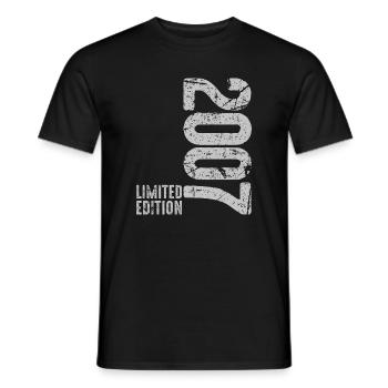 19th Birthday Young Girls 19 Years 2007 - Men's T-Shirt - black - Front - AI Model Male 178 light (178cm)