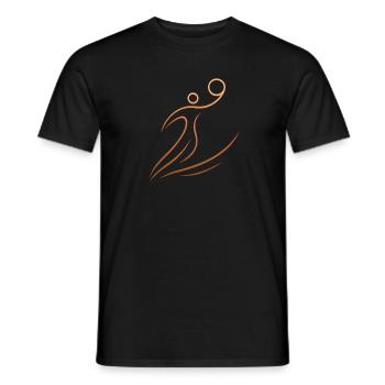 Basketball Basketball Player Gift Idea Baller Bball - Men's T-Shirt - black - Front - AI Model Male 178 light (178cm)