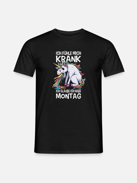 Ironiske ordsprog Ironisk Sjov Morgen-Grouch - Mænd T-shirt - sort