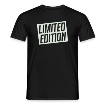 Limited Edition Stamp Design - Men's T-Shirt - black - Front - AI Model Male 178 light (178cm)