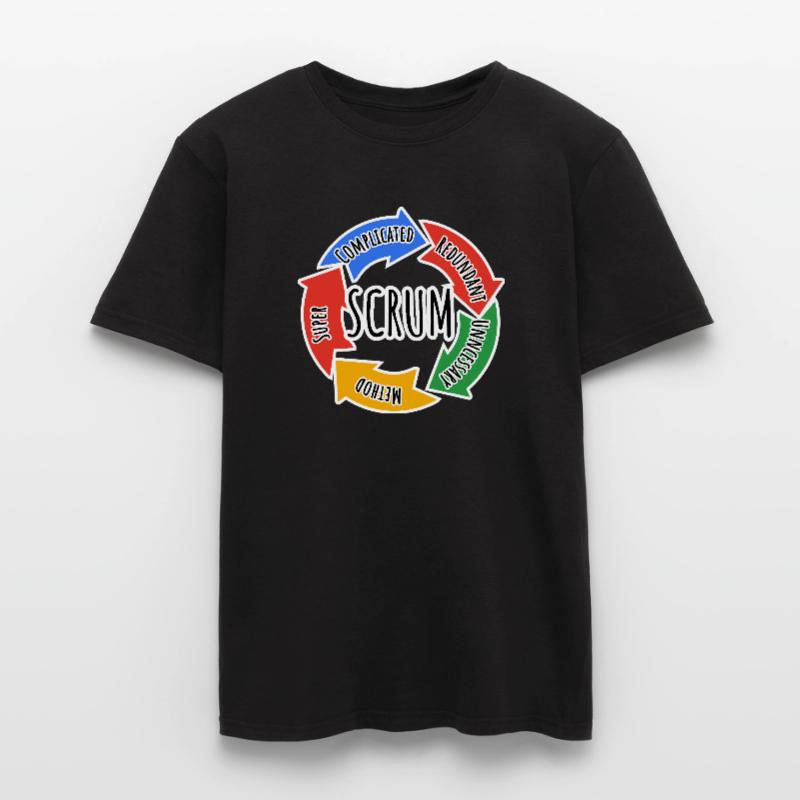 Scrum Framework for Agile Working in Development Men’s T-shirt