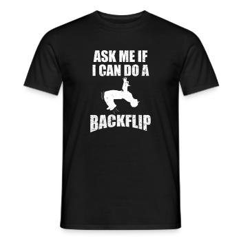 Backflip Dare Tee - Men's T-Shirt - black - Front - AI Model Male 178 light (178cm)