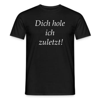 You last - Men's T-Shirt - black - Front - AI Model Male 178 light (178cm)