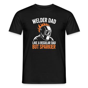 Cadeau, travail, professionnel, Noël, sueur - T-shirt homme - noir - Devant - AI Model Male 178 light (178cm)