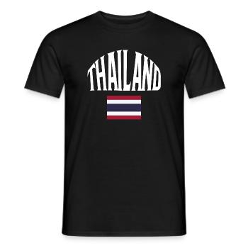 Thaïlande - T-shirt homme - noir - Devant - AI Model Male 178 light (178cm)