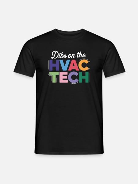 Funny HVAC Technician Saying Repair Expert - Men's T-Shirt - black