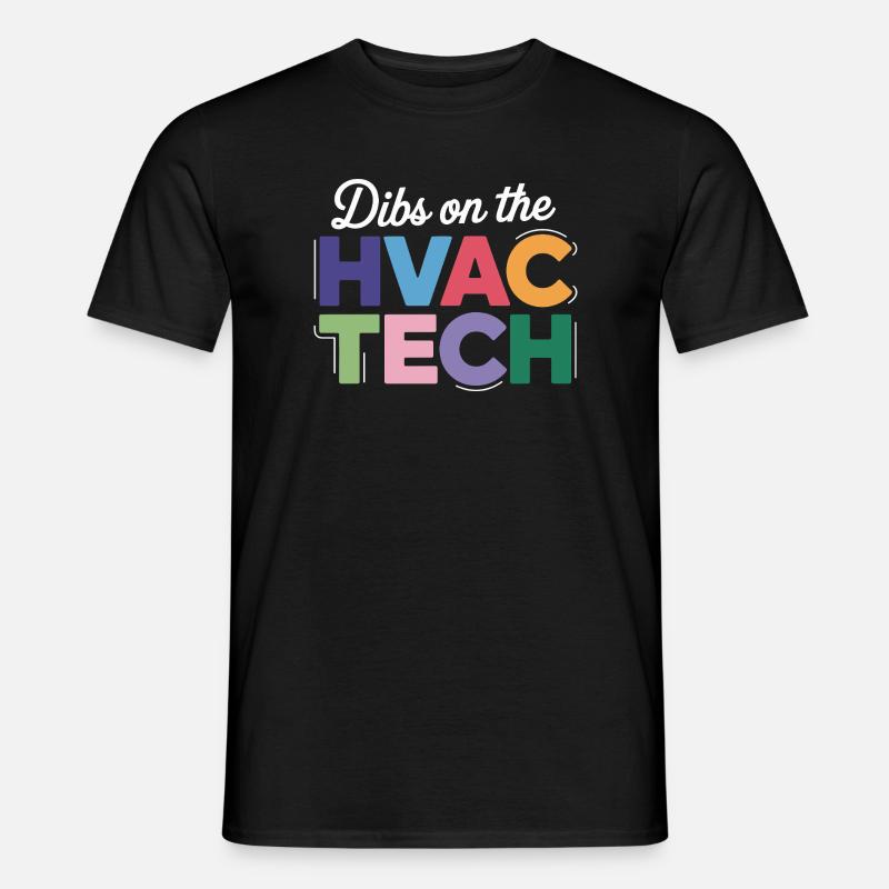 Lustiger HVAC Techniker Spruch Reparatur Experte - Männer T-Shirt - Schwarz