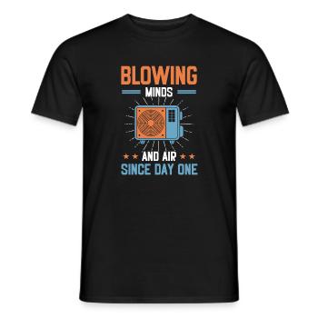 HVAC Wartung Und Klima Service Motiv Für Techniker - Männer T-Shirt - Schwarz - Vorne - AI Model Male 178 light (178cm)