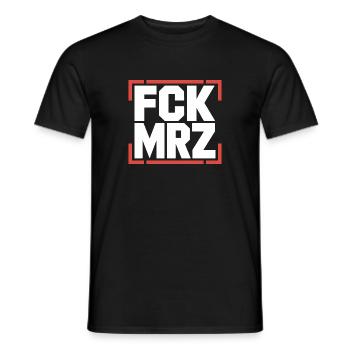 FCK MAR - Anti CDU/CSU Logo - Men's T-Shirt - black - Front - AI Model Male 178 light (178cm)